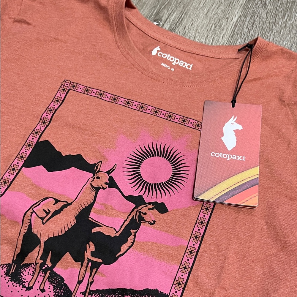 Cotopaxi Men's Short Sleeve Tee - Brick Red - Picture 3 of 5